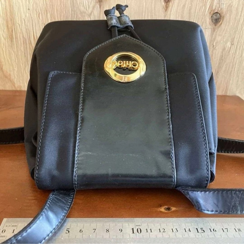 Chloe Black Women's Bag Mini Backpack Y2K - Picture 2 of 9